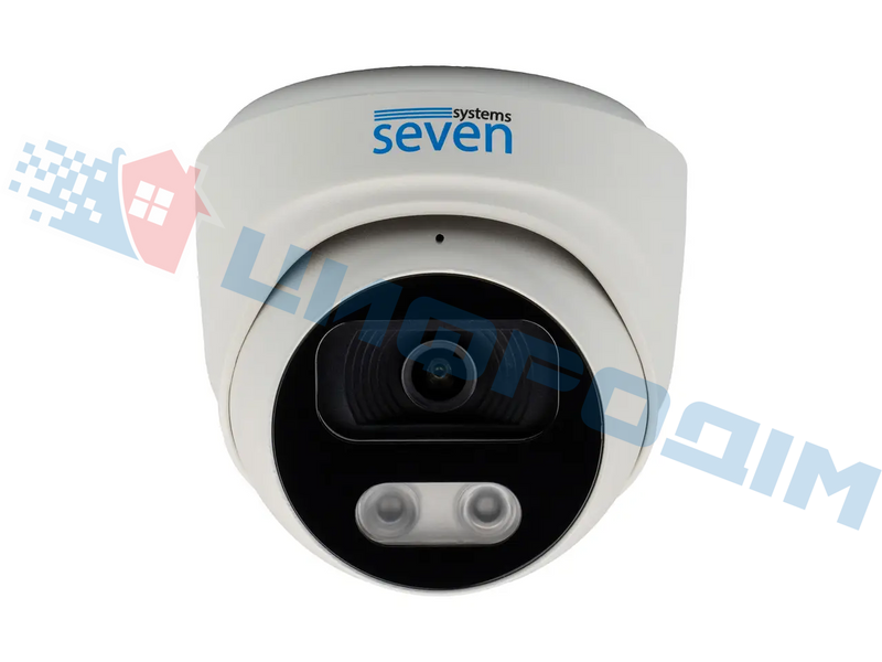 IP-відеокамера 2 Мп вулична/внутрішня SEVEN IP-7212PA (2,8) white 01-3001 фото