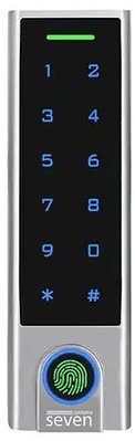 Біометричний контролер доступу Bluetooth із клавіатурою SEVEN CR-7477BF MIFARE 03-3015 фото