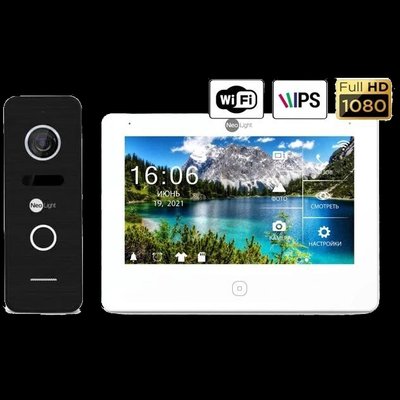 NeoKIT HD Pro WF Black Комплект відеодомофона 25254 фото