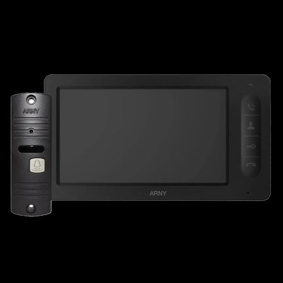 AVD-7005 Комплект відеодомофону чорний/мідний 25734 фото