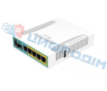 MikroTik hEX PoE (RB960PGS) 5-портовий PoE маршрутизатор 22482 фото