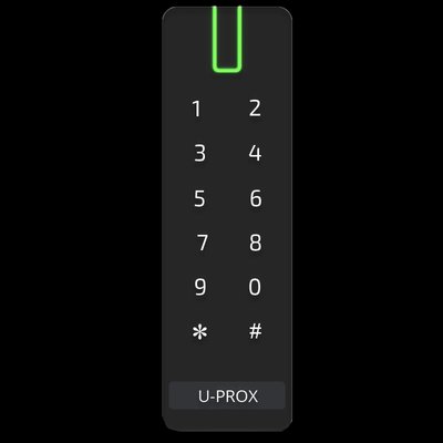 U-Prox SE keypad Універсальний мультиформатний зчитувач ідентифікаторів з клавіатурою та підтримкою OSDP 29874 фото