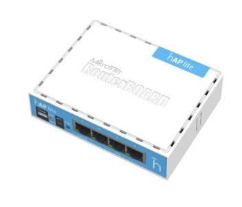 MikroTik hAP lite (RB941-2nD) 2.4GHz Wi-Fi точка доступа с 4-портами Ethernet для домашнего использования 22420 фото
