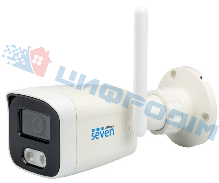 IP-відеокамера 4 Мп Wi-Fi вулична SEVEN IP-7224AW IP7224AW28 фото