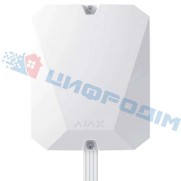 Гібридна інтелектуальна централь Ajax Hub Hybrid (4G) White 99-00013694 фото
