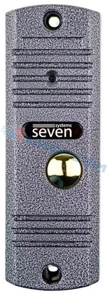 Виклична панель домофону SEVEN CP-7506 Silver CP7506s фото