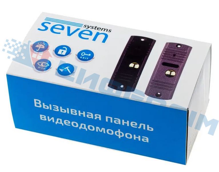 Виклична панель домофону SEVEN CP-7506 Silver CP7506s фото