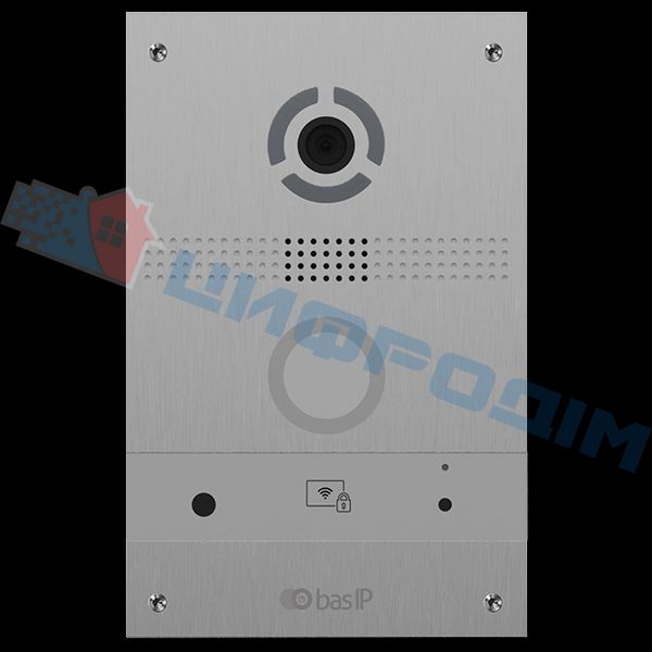 Bas-IP AV-08FB silver IP панель виклику з розпізнаванням облич і зчитувачем UKEY 27109 фото
