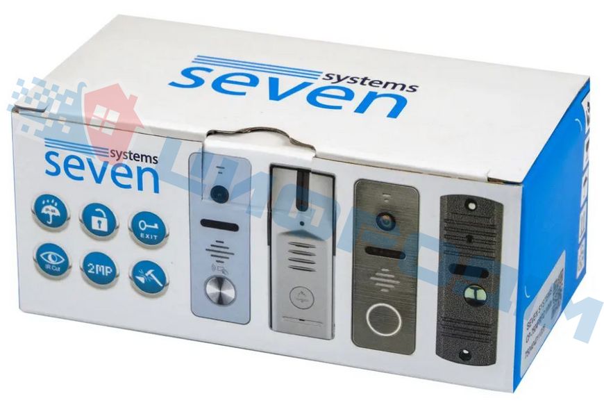 Виклична панель домофону SEVEN CP-7504 FHD Silver CP7504FHDs фото