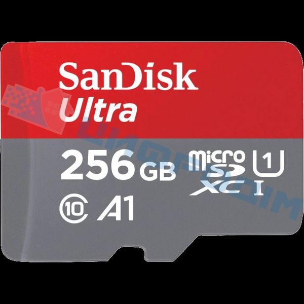 SANDISK 256GB Ultra microSDHC UHS-I Card A1 Class 10 Карта пам’яті 28690 фото