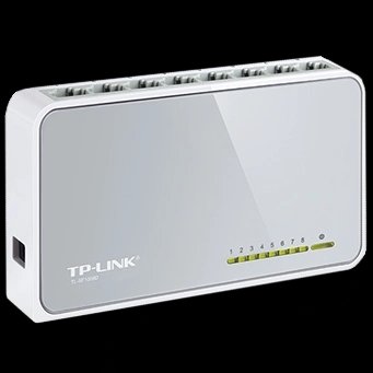 TP-LINK TL-SF1008D 8-портовый 10/100 Мбит/с настольный коммутатор 29391 фото